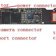 50 комплекты материнской платы FPC Разъемы для iPad Mini 2 Mini2 Retina ЖК-дисплей, сенсорный, Передняя камера, сзади Cam, аудио, Power Flex FPC разъем