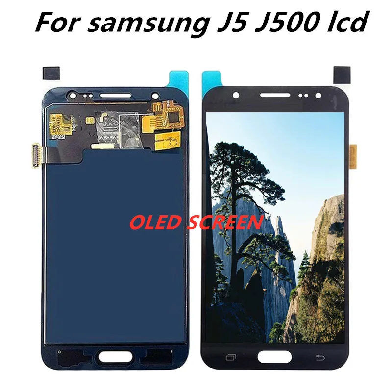 

Adjust Brightness LCD For Samsung J5 2015 J500 J500F OLED LCD Display No Dead Pixel Touch Screen Assembly For Samsung J500 J500F