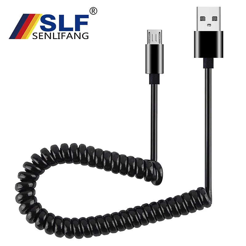 Flexible Elastic Stretch Micro USB Cable Data Sync Charging Spring For Samsung Xiaomi Redmi Huawei Mobile Phone | Мобильные телефоны