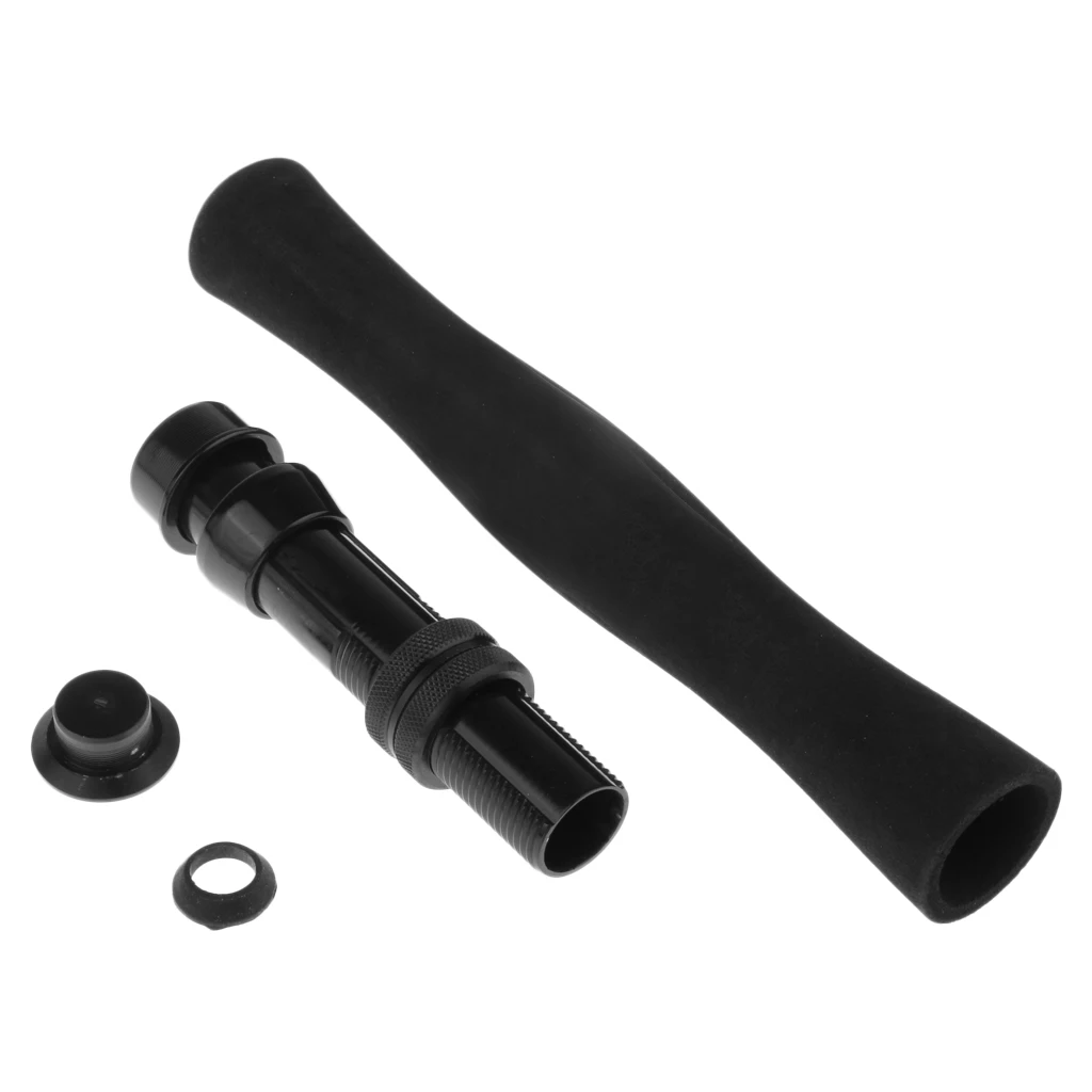 EVA Metal Super Strong Easy Install Fly Fishing Rod Handle Grip With Reel Seat Building Fishing Rod Repair Fly 2 Models Black