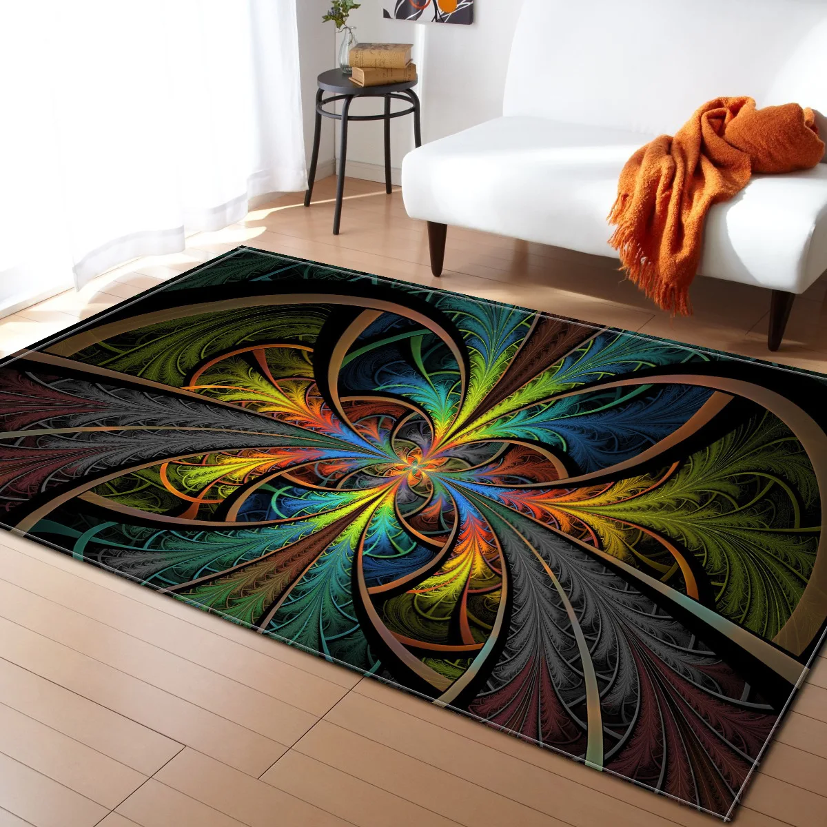 

Coffee Table Antiskid Floor Mats Nordic Style Carpets For Living Room Home Area Rugs Modern Bedroom decorate Rug Kitchen Doormat