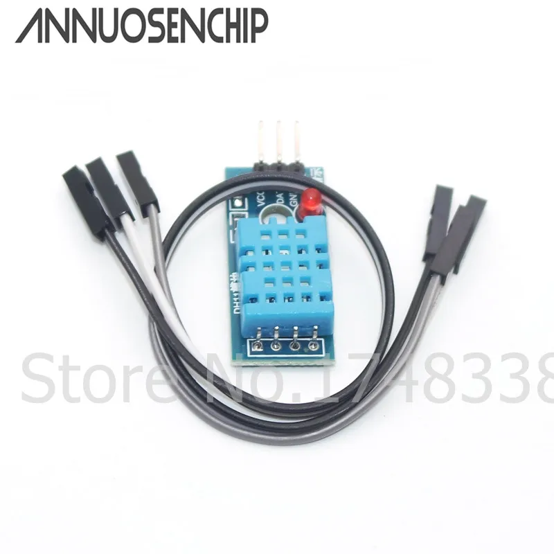 

New DHT11 Temperature And Relative Humidity Sensor Module For Arduino Digital Output 5V Doupont Cable
