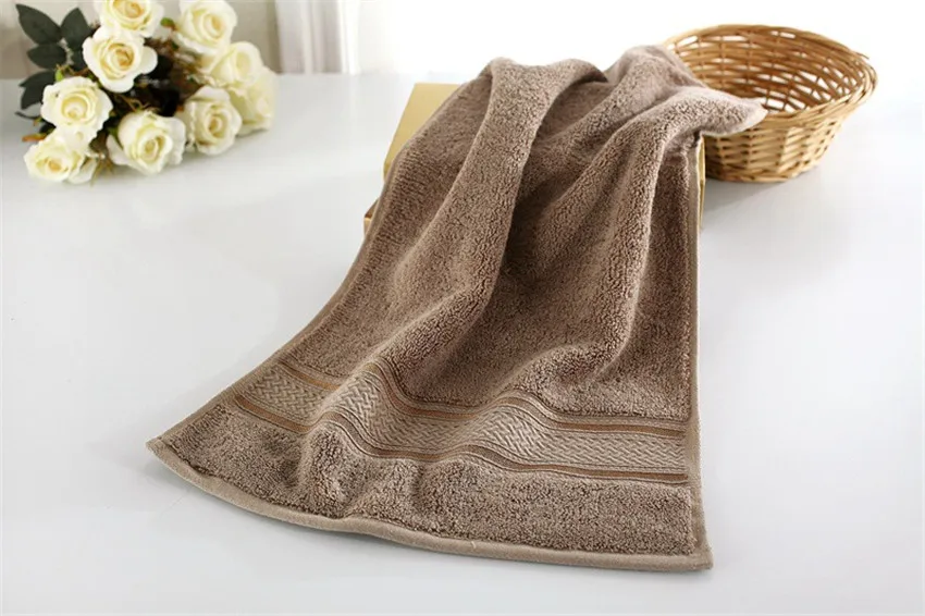 ZHUO MO 2pcs 850g luxury Egyptian Cotton bath Towel bathroom Super absorbent face towels for adults family Hotel Terry towels