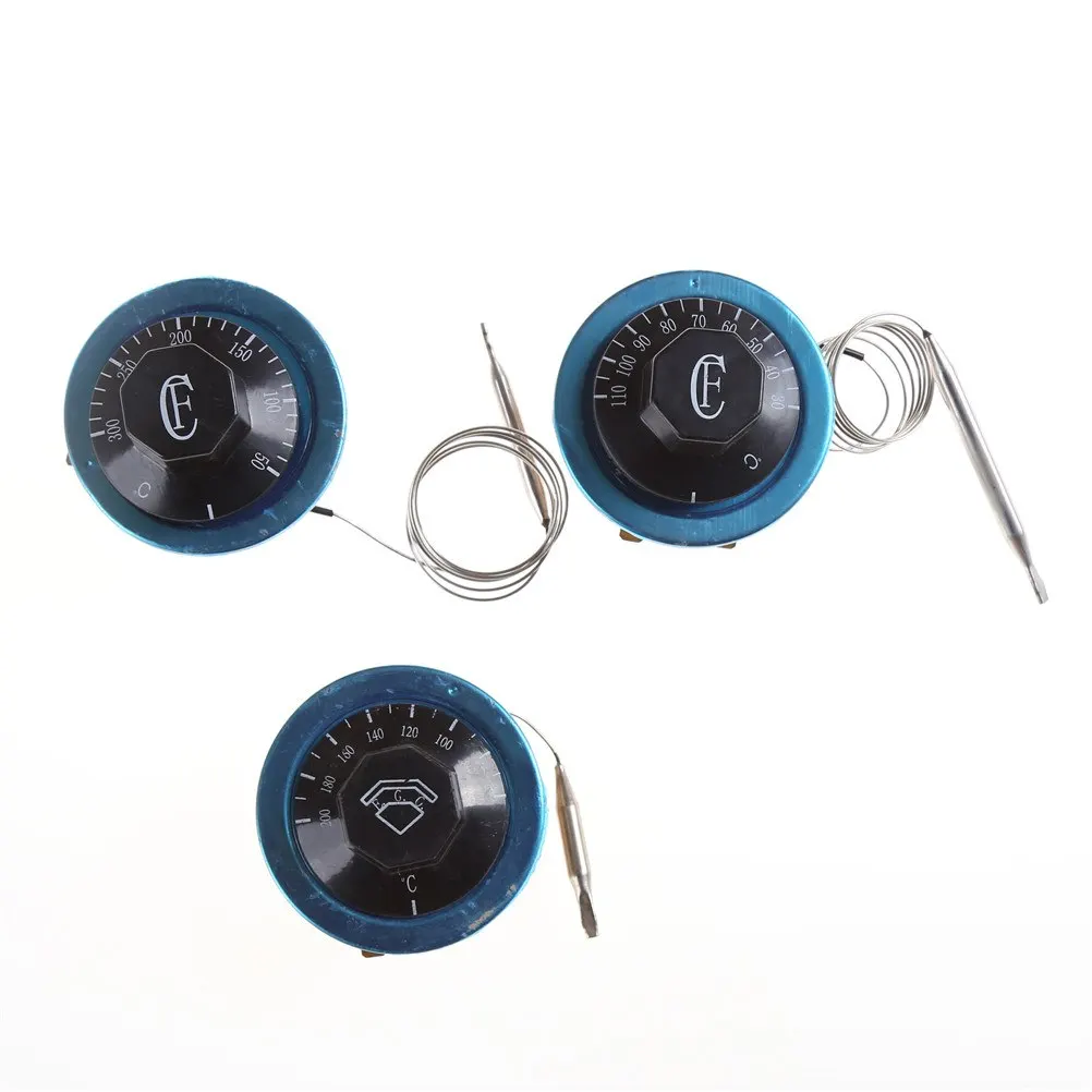 220V AC 16A Centigrade Ceramic Base Mechanical Thermostat Water Heater Temperature Switch 30-110/60-200/ 50-300