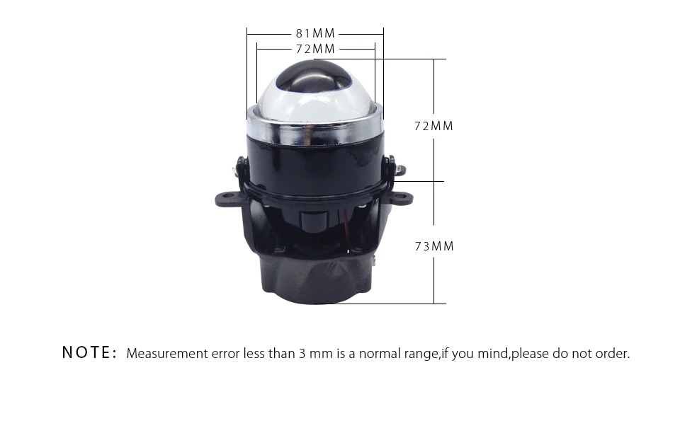 TAOCHIS Bi Xenon HID проектор противотуманный светильник 3,0 дюймов Модифицированная лампа для MITSUBISHI PAJERO SUBARU CITROEN DACIA RENAULT FORD Focus