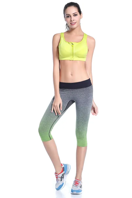 2015 Women Capri Leggings For Sliming Training Running Workout Sport Clothing Sports Pants Lulu Yoga Slim Gym Fitness Clothes 1