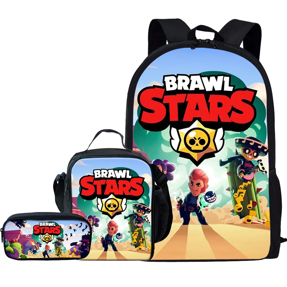 

Jackherelook 2019 Hot Kids Shooting Game Brawl Stars School Bags For Boys Girls Gifts Student Book Backpack Pen Pencil Schoolbag