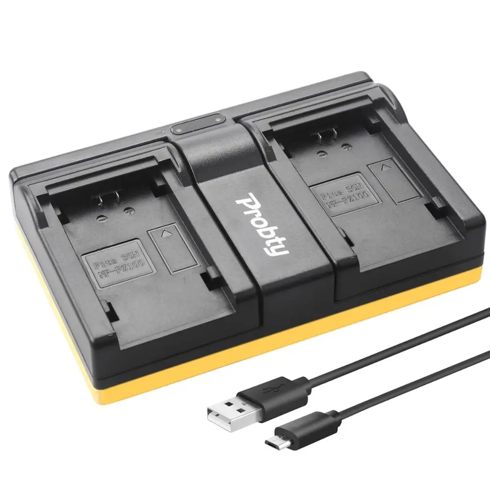 

NP-FZ100 NP FZ100 NPFZ100 Battery Quick USB Dual Charger for Sony Alpha 9R A9R 9S A9S A7RIII A7R3 7RM3 A7m3 BC-QZ1 Camera