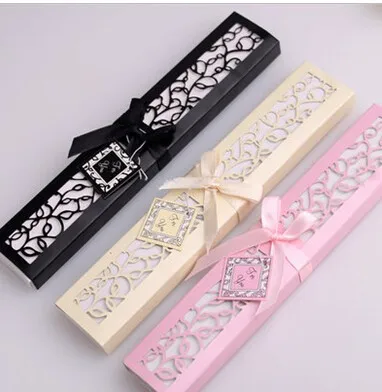 6345 10 De Réductioncadeau De Faveur De Mariage Et Cadeaux Pour Les Invités Ventilateur En Soie De Luxe Dans élégant Coffret Cadeau Parti