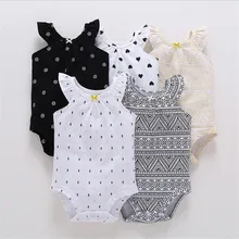 Child Lady Rompers summer time 2018 sleeveless with button romper black for toddler child romper ladies ruffles summer time jumpsuit floral