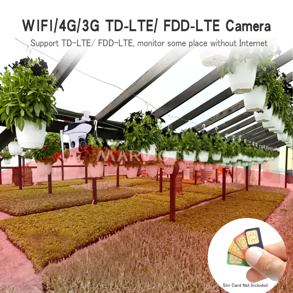 Беспроводная ip камера 720P wifI видеонаблюдения wifi 360 градусов наклон 4G 3G с слотом для