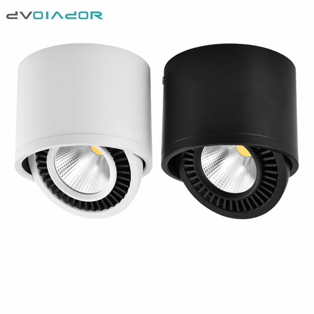 

Dimmable LED Downlight COB Chip Light Ceiling 360 Degree Adjustable Led Spot 5W 7W 15W Kitchen Living Room Ceiling Lamp