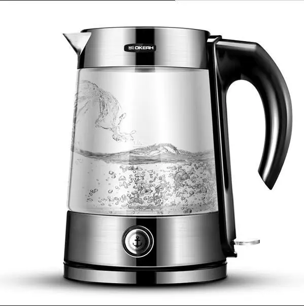 Glass Electric Kettle Temperature Control 2200W High Power Safe Material Tea Coffee Boiling