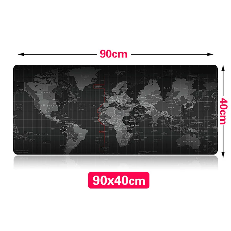 Hot Selling Extra Large Mouse Pad Old World Map Gaming Mousepad Anti-slip Natural Rubber Gaming Mouse Mat with Locking Edge - Цвет: M1 40-90