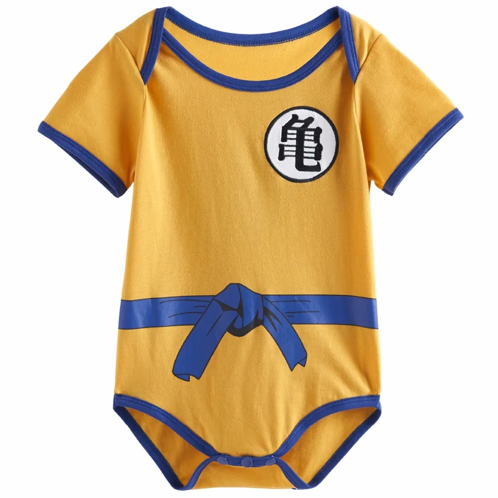 3 24 Months Baby Boys Romper Dragon Ball Z Halloween Costume Infant Goku Vegeta Cosplay Toddler Jumpsuit Newborn Son Goku Super Saiyan Playsuits