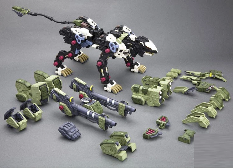 Комплекты новых строительных моделей модель BT 1/72 ZOIDS Liger Zero Panzer собранная Gundam