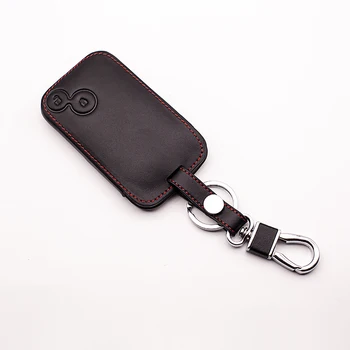 

2 Button Accessories Car Keys Leather Wallet Case for Renault Car Key Case Key Case Remote Control Car Key Case protect shell