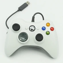20 шт./лот USB проводной игровой контроллер для Windows PC 360 Джойстик Геймпад