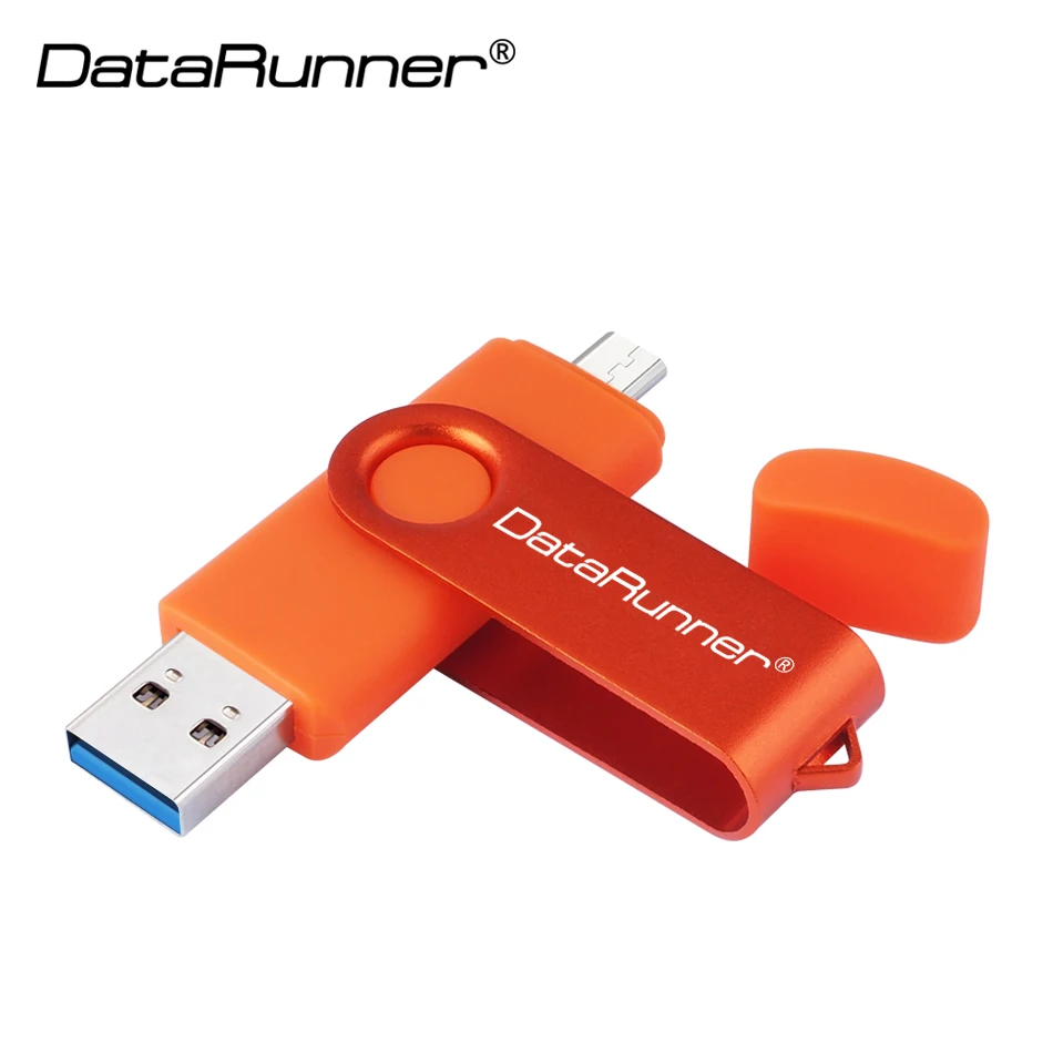 

New DataRunner High Speed USB Flash Drive OTG Pen Drive 64gb 128gb Micro Usb Stick External Storage Pendrive Usb 3.0 Flash Disk