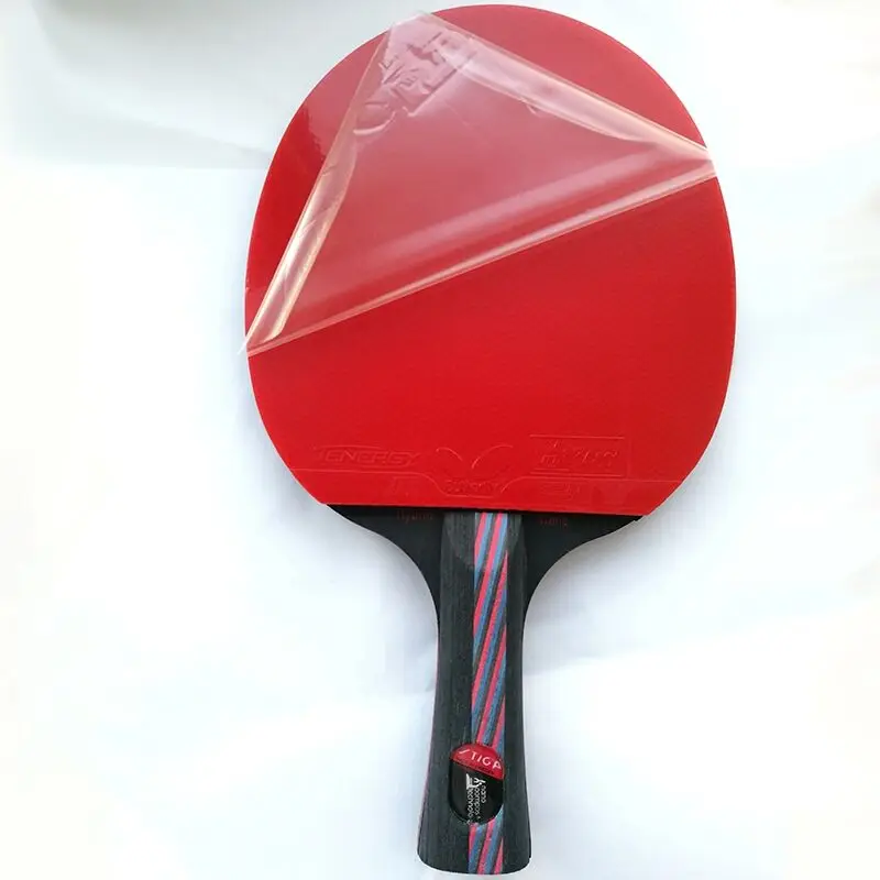 

Hybrid Wood 9.8 Brand Quality Table tennis racket double face Pimples-in blue rubber Ping Pong Racket tenis de mesa