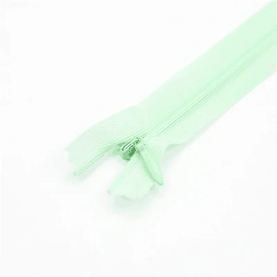 50 шт 3# змейки-невидимки DIY 60 см близкий конец нейлоновые застежки-молнии для шитья Аксессуары 29 цветов на выбор - Цвет: mint green