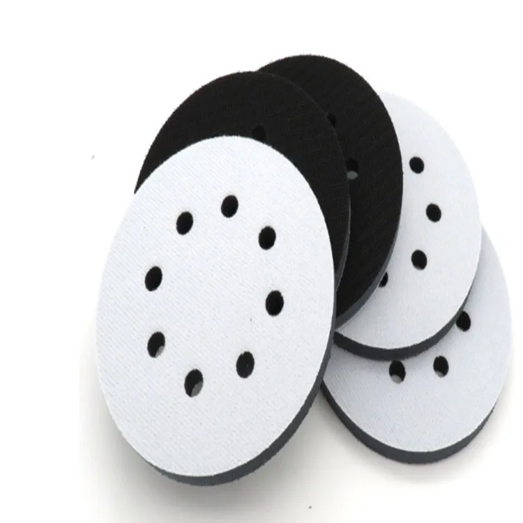 

1PCS 8 Holes 5inch 125mm Sponge Interface Pad Hook and Loop Polishing Pad for Sander Backing Pad Abrasive Tool Accessories