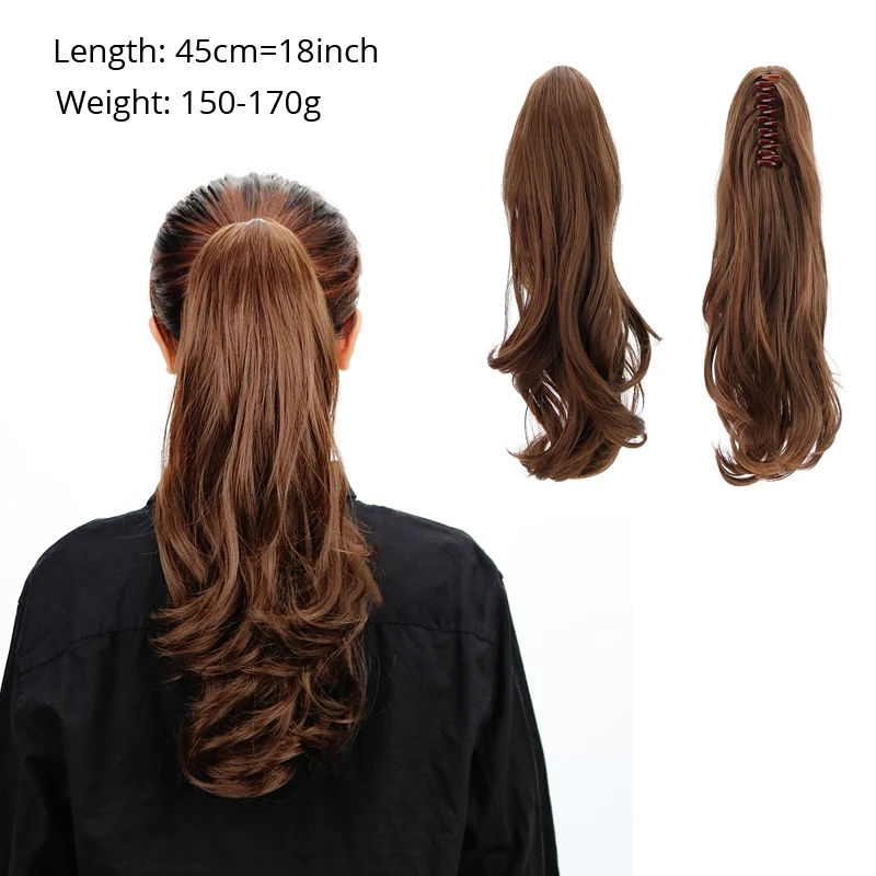 1" синтетический длинный кудрявый парик с длинными волосами коготь клип в человеческих волос для наращивания шнурок конский хвост натуральные волосы конский хвост жаропрочное