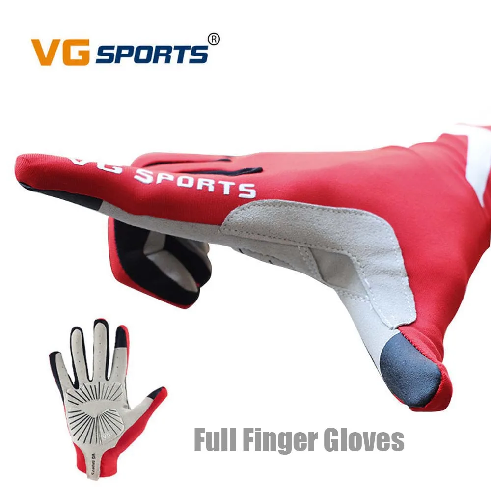 

VG Sports MTB Riding Full Finger Gloves Gel Touch Screen Anti-slip Road Bicycle Gloves Mountaineering Full Fingers Gloves