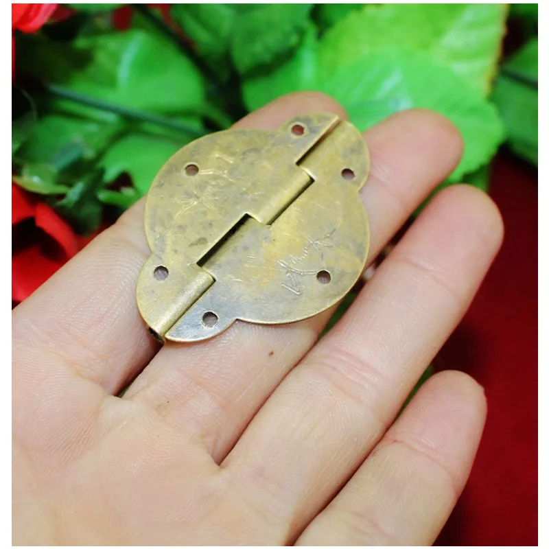 Bronze-Brass-Bat-Flower-Pattern-Carved-Decor-Hinges-Wooden-Gift-Jewelry-Box-Hinge-Fittings-Furniture-Hardware