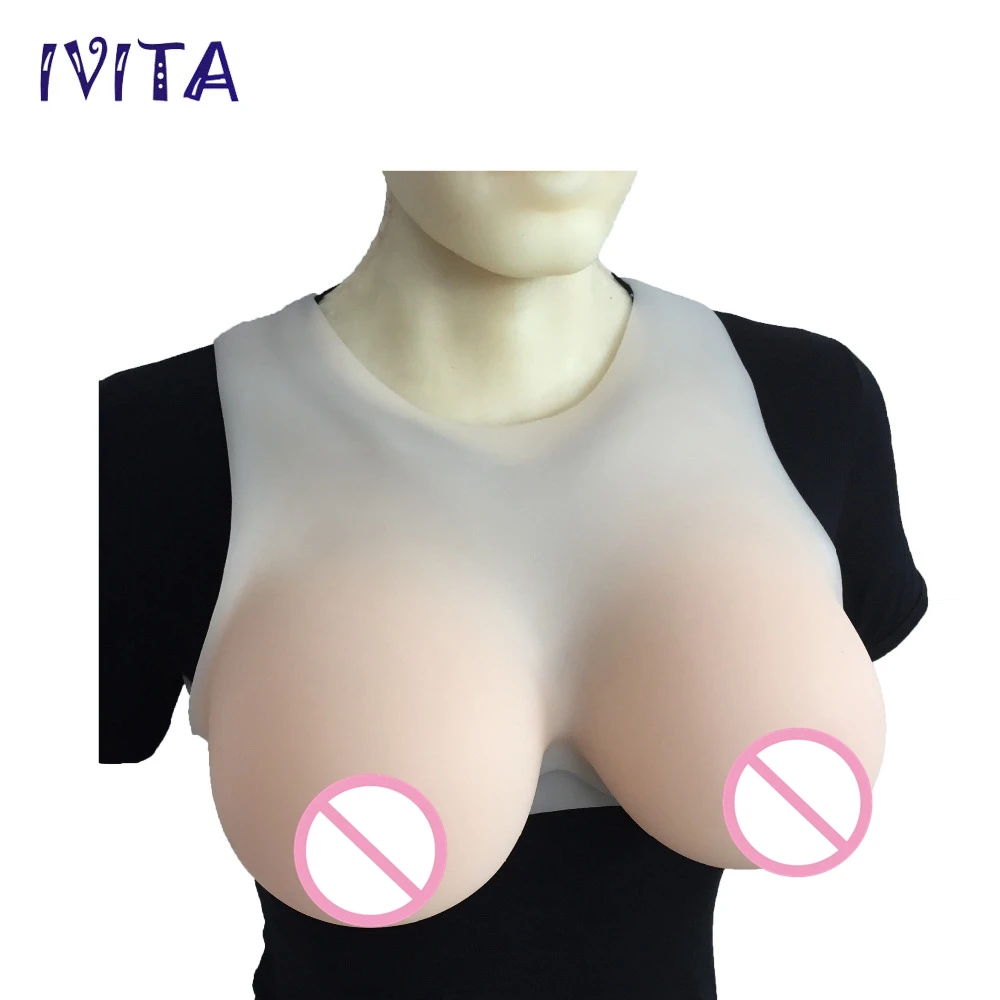 IVITA Silicone Breast Forms F Cup Big Teardrop Lifelike Boobs TG  Crossdresser - Helia Beer Co