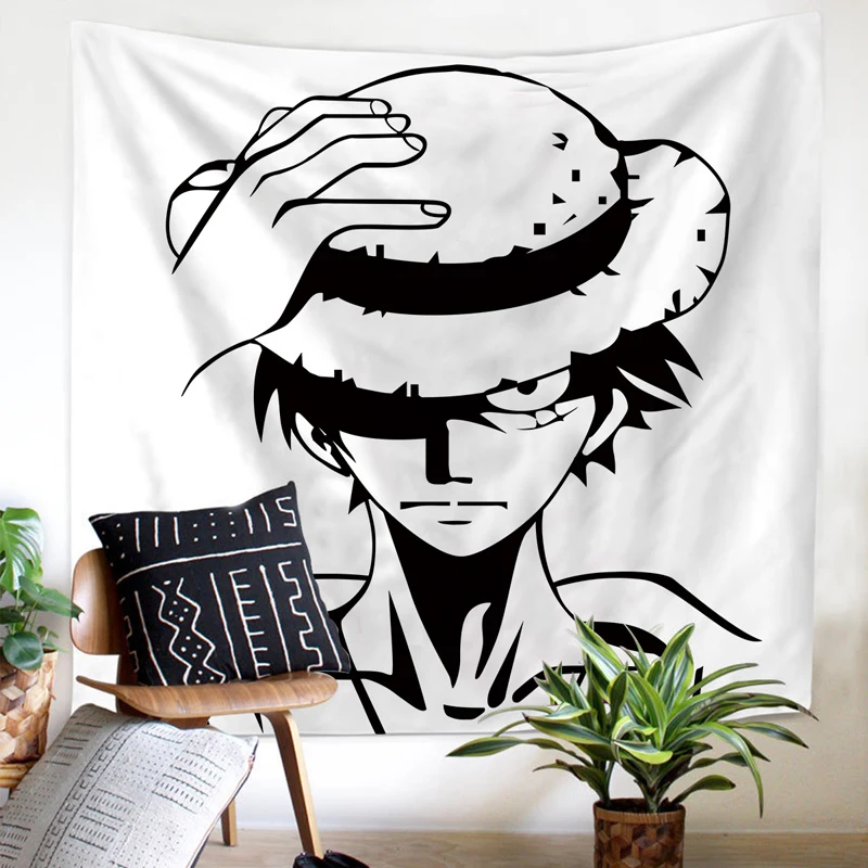 

ONE PIECE Tapestry Wall Hanging Monkey D. Luffy Wall Tapestry Wall Carpet Psychedelic Tapiz Witchcraft Wall Cloth Tapestries