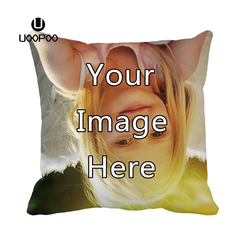 CustomThrowPillowCaseTwoSidesPrintedwithYourImagePhotoText