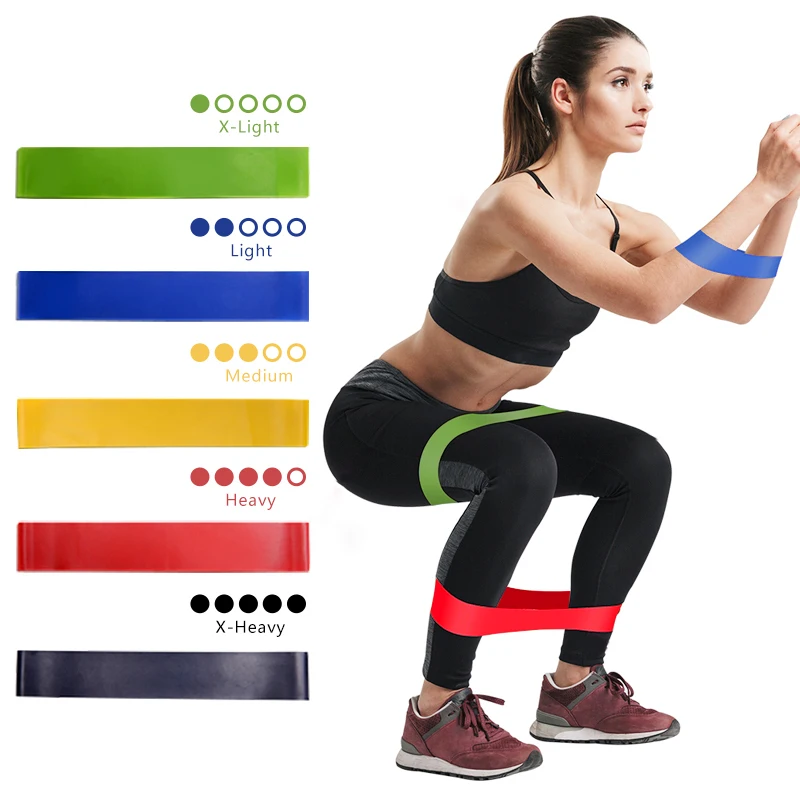 

Resistance band yoga stretching belt exercise gym outdoor fitness equipment latex pilates exercise training yoga belt