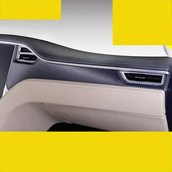 

lsrtw2017 carbon fiber car dashboard anti-scratch film for tesla model s 2014 2015 2016 2017 2018 100d 90d 80d 75d 60d model x