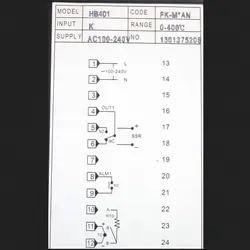 C-Lin Интеллектуальные термостат HB401 HB401-FK-M * выходной контакт реле с тревогой