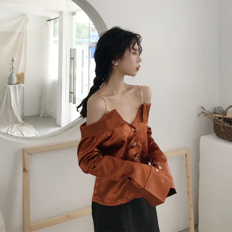 WHITNEY WANG 2018 весенне летняя модная уличная одежда 2 способа носить сексуальный
