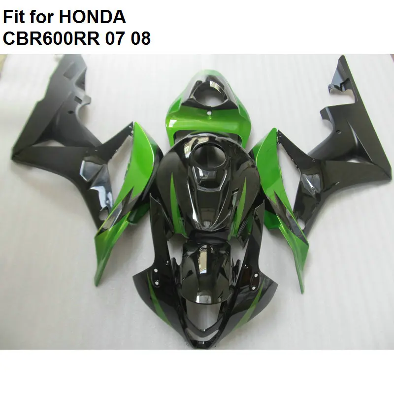Лидер продаж Обтекатели для Honda CBR 600RR 07 08 комплект обтекателей CBR600RR 2007 2008 Зеленый