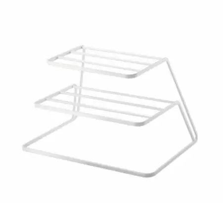  Top Cabinet Layered kitchen Dish Rack Iron Drain Rack 3-layer Plate Rack Dish Storage Shelf Kitchen