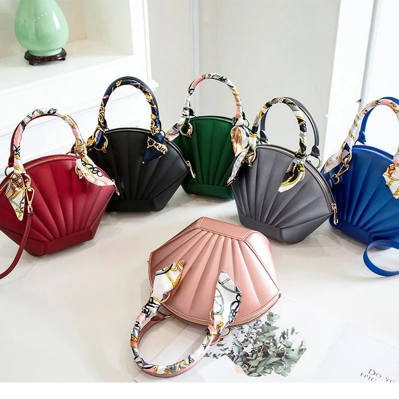 حقيبة يد فاخرة حقائب النساء مصمم حقائب كتف أزياء رسول Crossbody حقائب للنساء 2019 قذيفة حقيبة الأعلى مقبض
