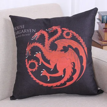 

New 2016 Game Of Thrones Pillows Dragon Style Home Decorative Throw Pillow