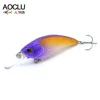 AOCLU wobbler Jerkbait 6 couleurs 60mm 7.4g appât dur Minnow leurres de pêche basse eau salée fraîche VMC crochets attirail ► Photo 3/6