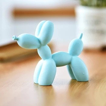 

Lovely Balloon Dog Puppy Resin Crafts Cake Dessert Desktop Ornament Decor Worthy