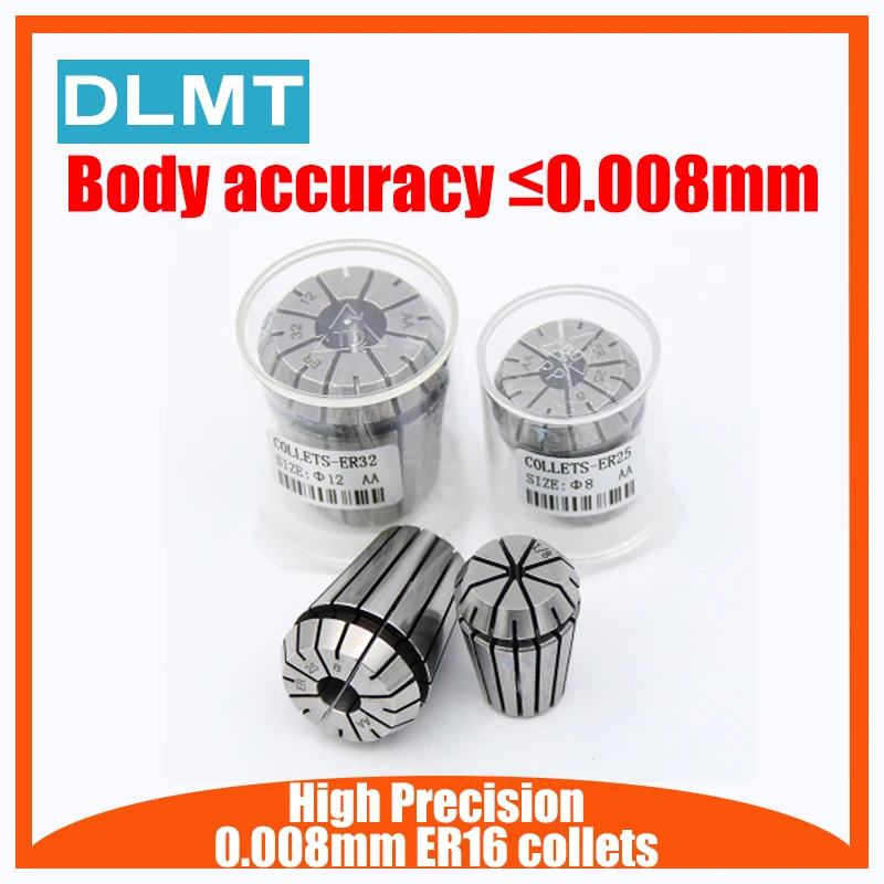 

1PCS ER16 collets High Precision 0.008mm accuracy 1mm-10mm ER16 Spring Collet Suitable for ER Collet Chuck Holder