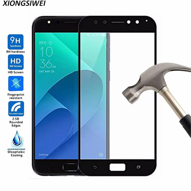 

For Asus Zenfone 4 Selfie ZD553KL Tempered Glass Asus ZD553KL Screen Protector For Asus ZD553KL ZD 553KL X00LD Full Cover Glass