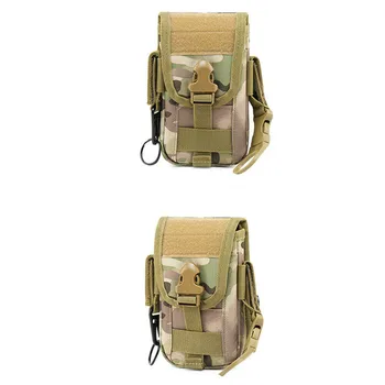 

New Men Waist Bag Oxford Universal Outdoor Army Tactical Pouch Holster Mobile Phone Case Bag Holder Belt High Quality