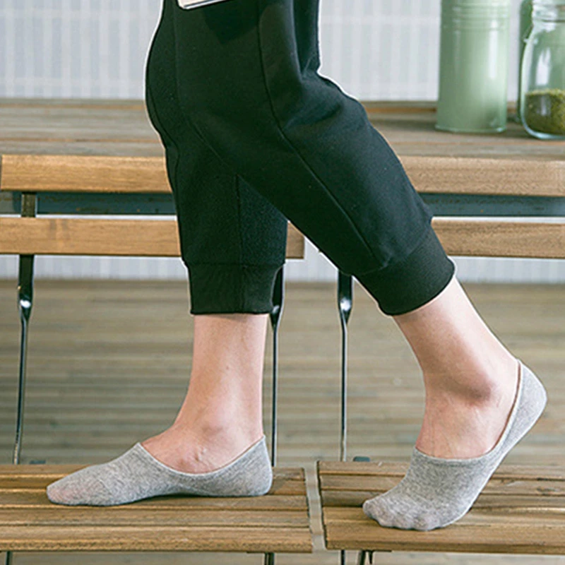 1 Pairs Women Men Soft Invisible Socks Low Cut Casual Cotton Loafer