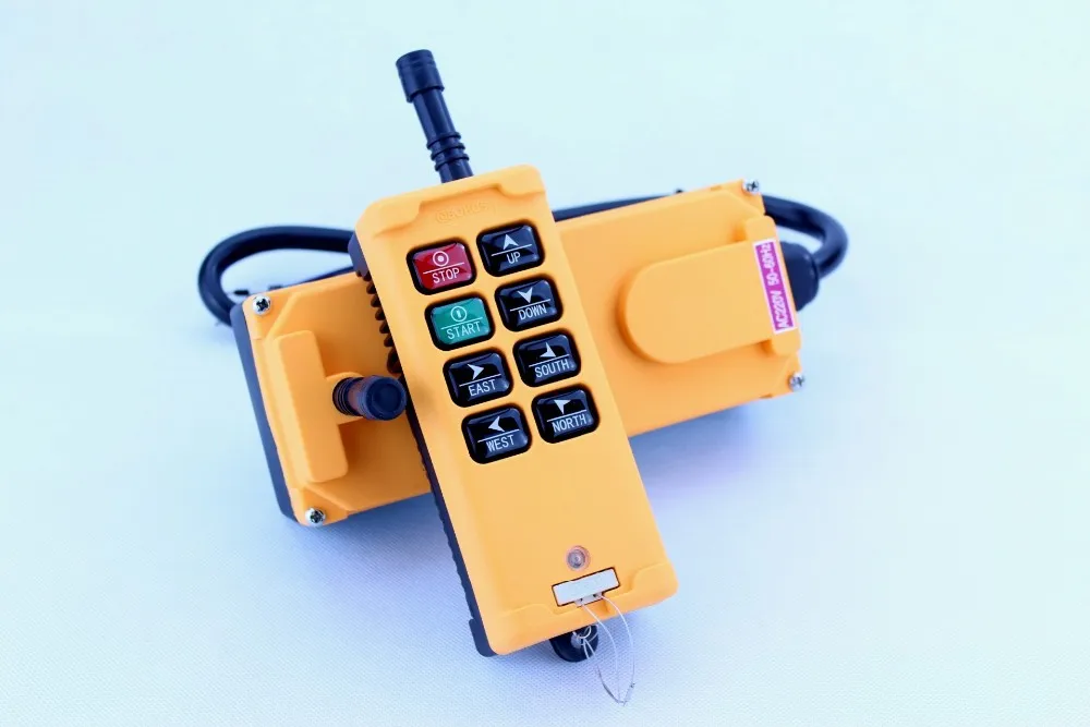 

HS-8 industrial remote controller 1 transmitter + 1 receiver Crane Transmitter AC 220V 8 keys