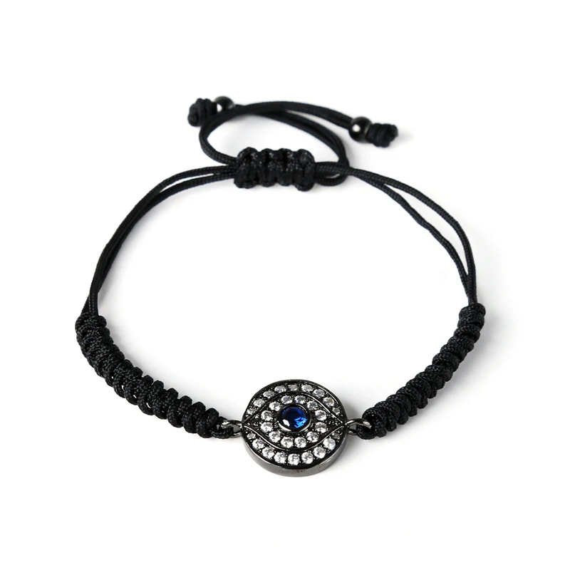 10 шт. BC Новое поступление Evil Eye четыре цвета rhinesnes браслеты для женщин розовое золото цвет Pulseira ювелирные изделия Bijoux