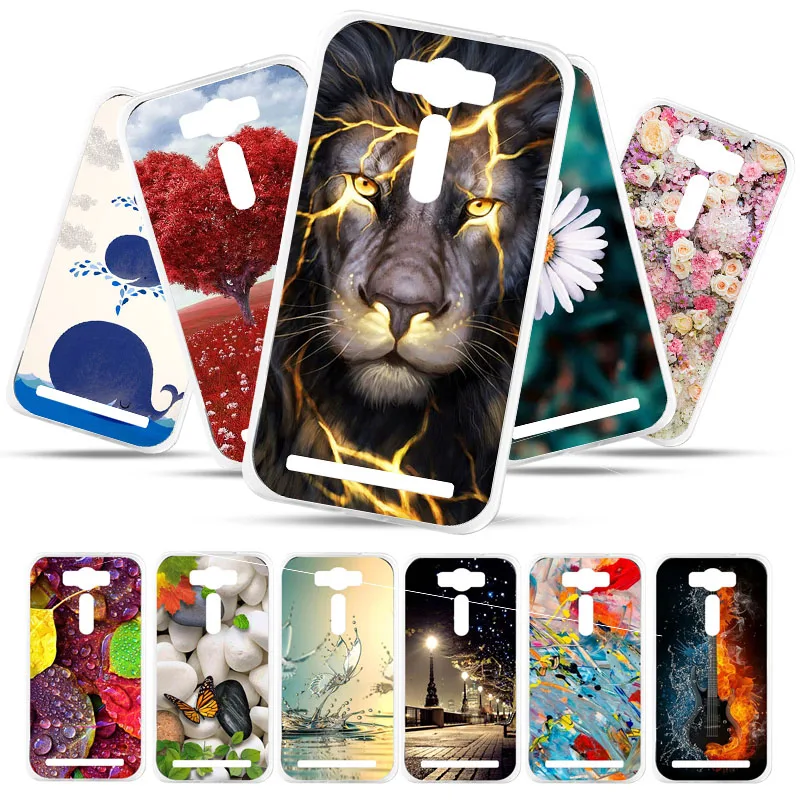 Bolomboy رسمت جراب إيسوز Zenfone 2 الليزر ZE500KL حالة سيليكون لينة TPU حالات لاسوس Z00ED غطاء الزهور البرية لطيف الحيوان Bolomboy رسمت جراب إيسوز Zenfone 2 الليزر ZE500KL حالة سيليكون لينة TPU حالات لاسوس Z00ED غطاء الزهور البرية لطيف الحيوان