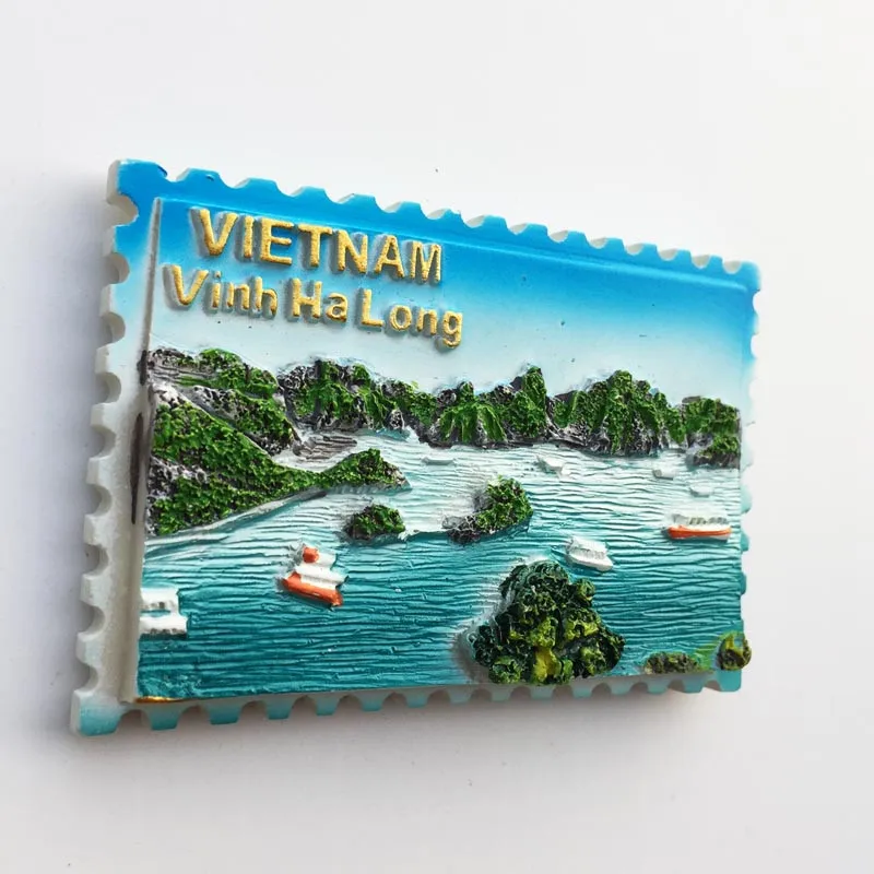 Vietnam Halong Bay рисунок на холодильник стикер креативный Пейзаж холодильник магнитный сувенир кухонное украшение для дома оптом